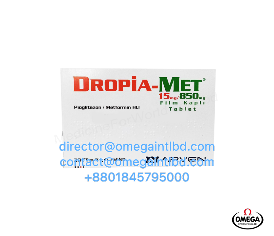 Dropia-met 15mg + 500mg/15mg + 850mg