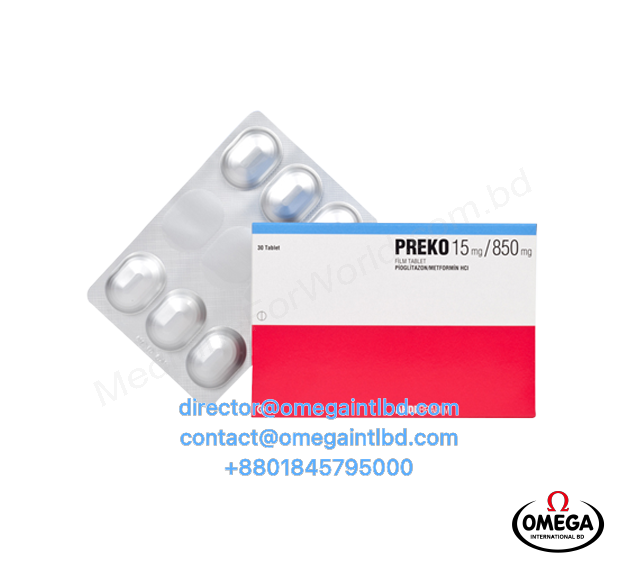 PREKO 15mg + 850mg