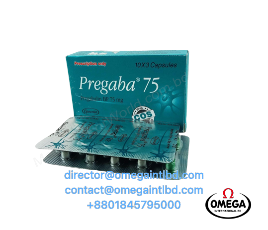 Pregaba 100mg/150mg/25mg/50mg/75mg