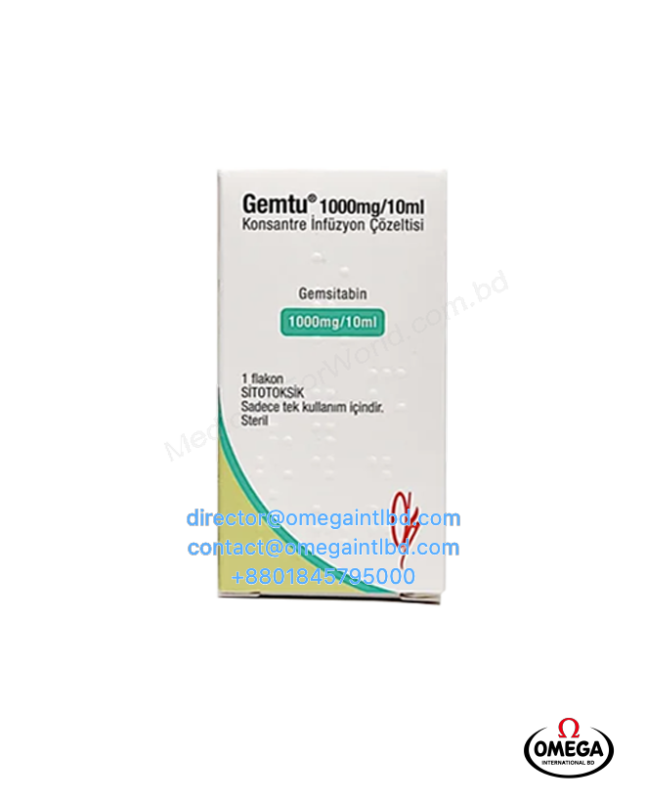 Gemtu 1000mg/ 10ml- 2000mg/ 20ml- 200mg/ 2ml