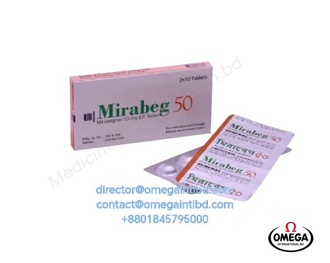 Mirabeg 25mg- 50mg