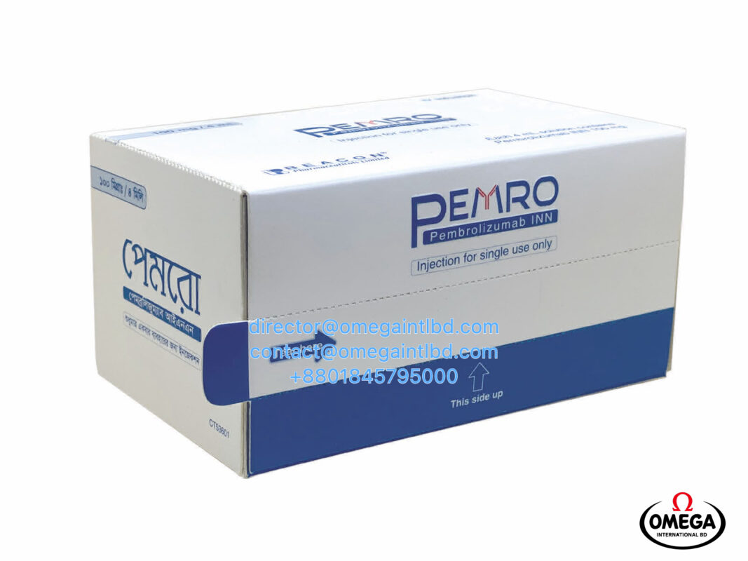 Pemro 100mg/ 4ml (Pembrolizumab)