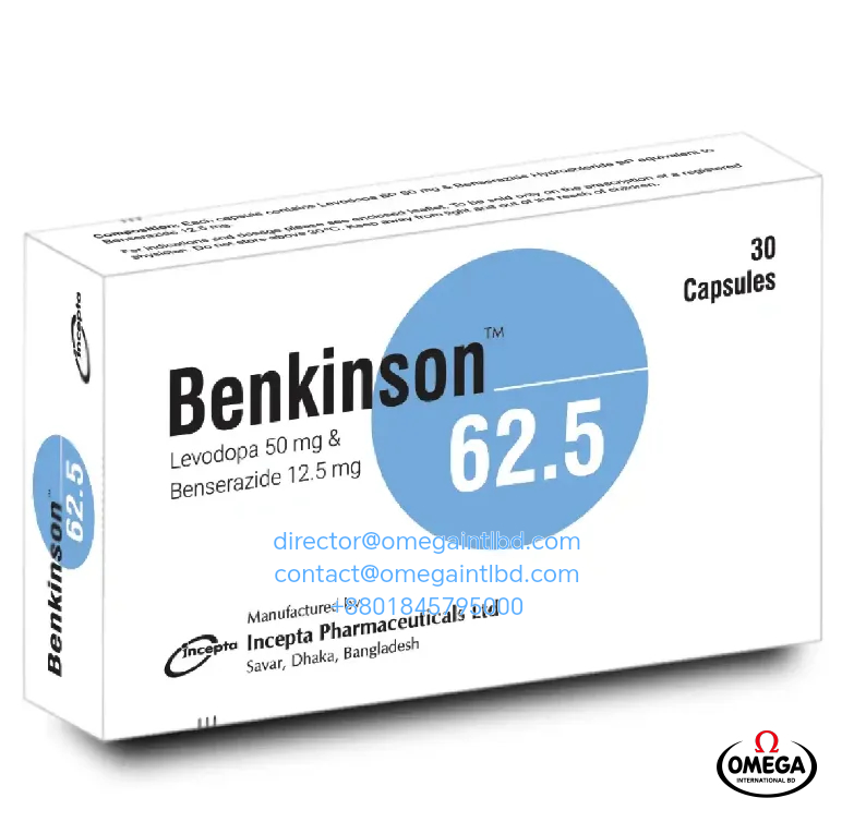 Benkinson 100mg+25mg/200mg+50mg/50mg+12.5mg